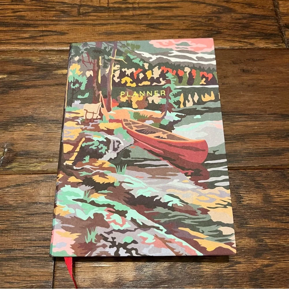 Oh Deer! Scenic Planner with Red and Green Accents